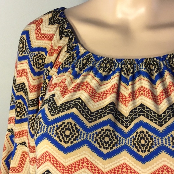 ACE FASHION COLORFUL BELL-SLEEVE TUNIC / DRESS - Picture 2 of 12